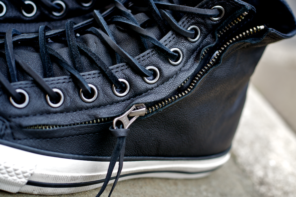 converse with zippers on side
